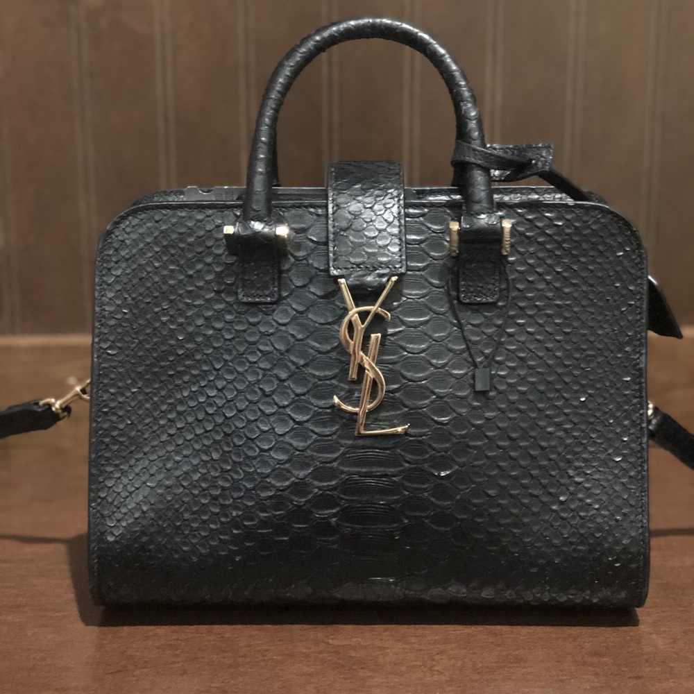 YSL reptile satchel crossbody nano monogram tote - Picture 1 of 5